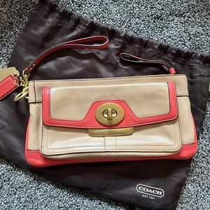 Coach Legacy Clutch with Wrist Strap
